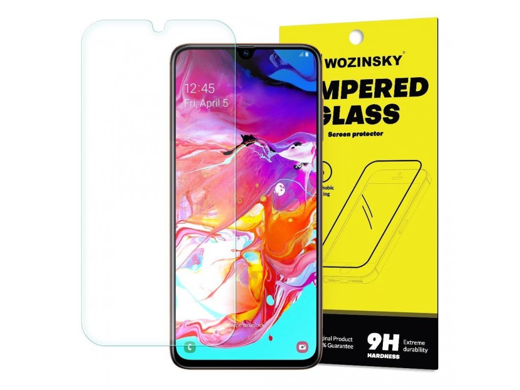 Tempered Glass tvrzené sklo 9H Samsung Galaxy A70 (balení-obálka)