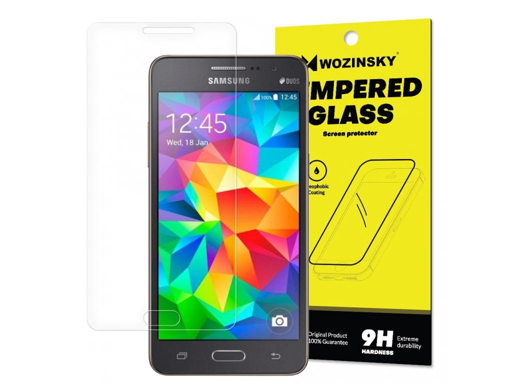 Tempered Glass tvrzené sklo 9H Samsung Galaxy Grand Prime G530 (balení - obálka)