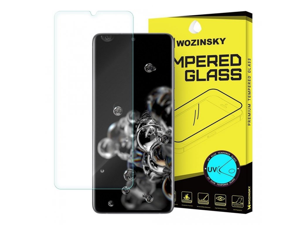 Tempered Glass UV tvrzené sklo UV 9H Samsung Galaxy S20 Ultra (in-display fingerprint sensor friendly) - sklo bez lepidla a LED lampy