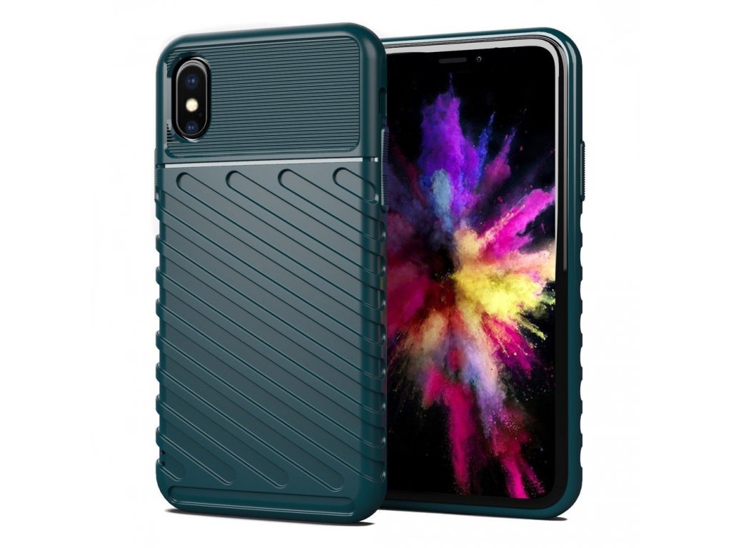 Thunder Case elastické pancéřové pouzdro Xiaomi Redmi 9A zelené