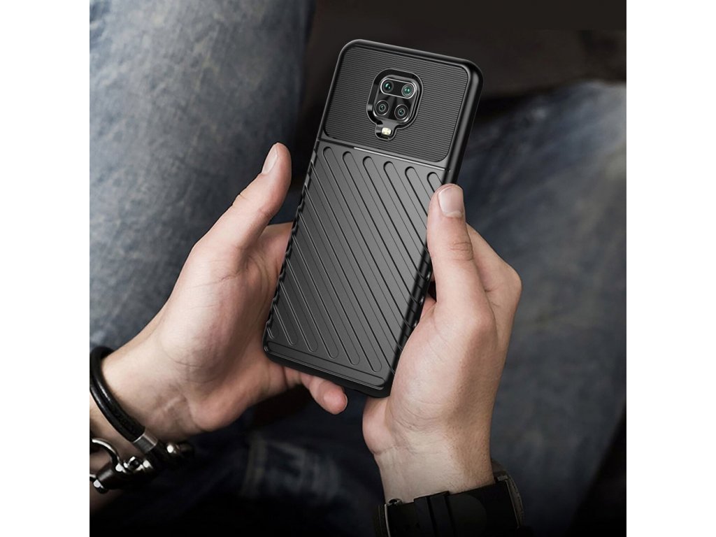 Thunder Case elastické pancéřové pouzdro Xiaomi Redmi 9A zelené