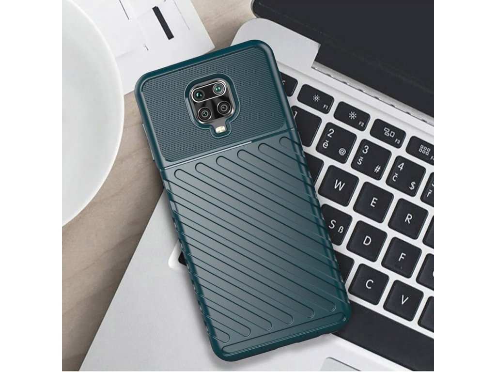 Thunder Case elastické pancéřové pouzdro Xiaomi Redmi 9A zelené