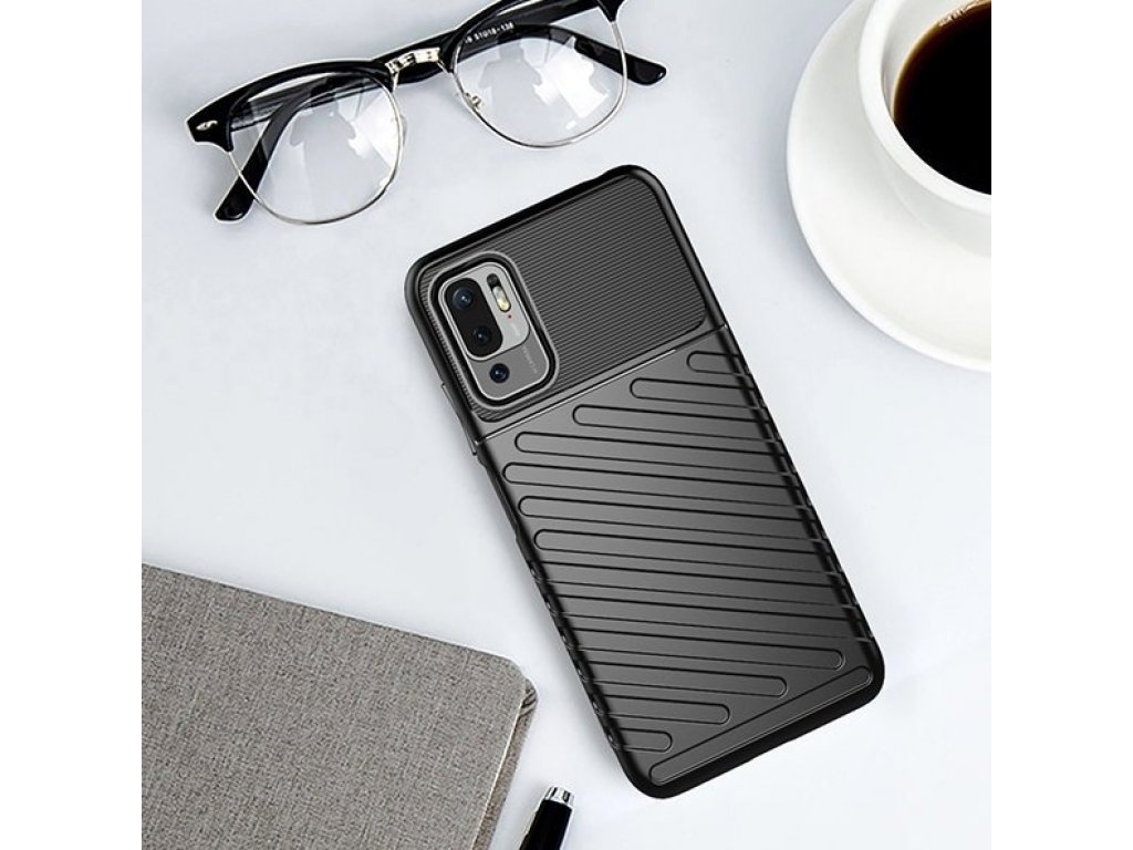 Pancéřový kryt Thunder Case pro Xiaomi Redmi Note 10 5G / Poco M3 Pro - modrý