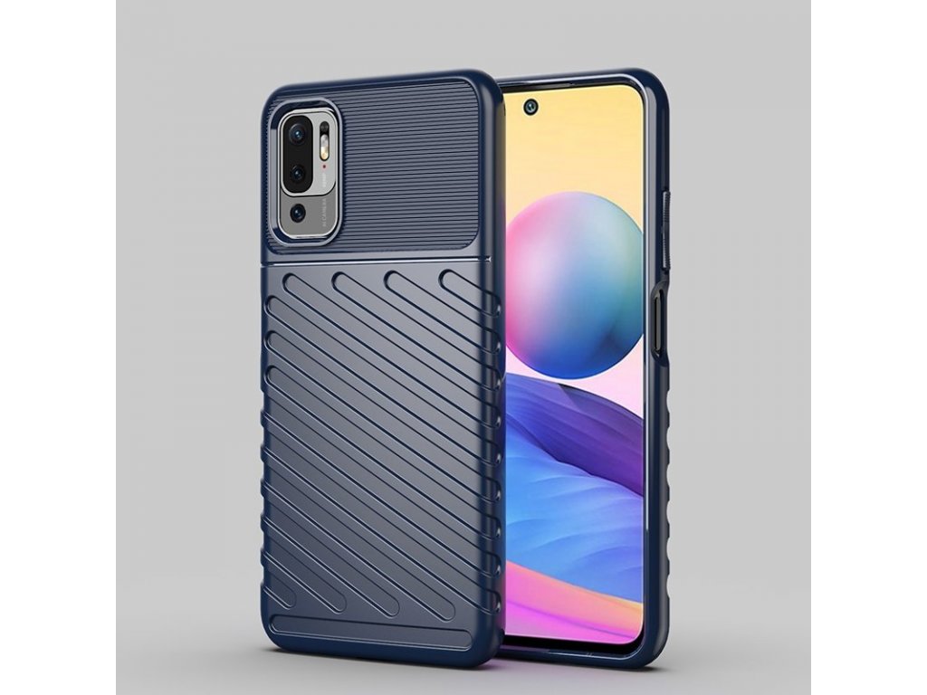 Pancéřový kryt Thunder Case pro Xiaomi Redmi Note 10 5G / Poco M3 Pro - modrý