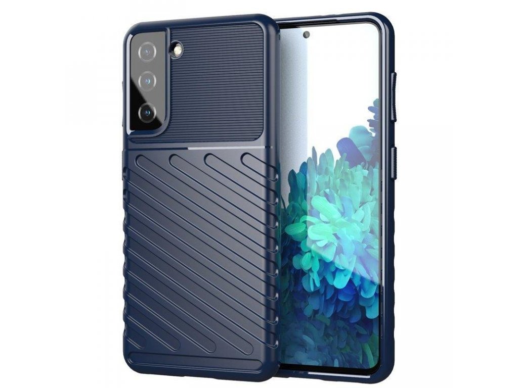 Silikonové pancéřové pouzdro Thunder Case pro Samsung Galaxy A14 5G - modré