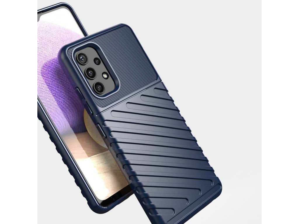 Thunder Case flexibilní pancéřový kryt Samsung Galaxy A32 4G zelený