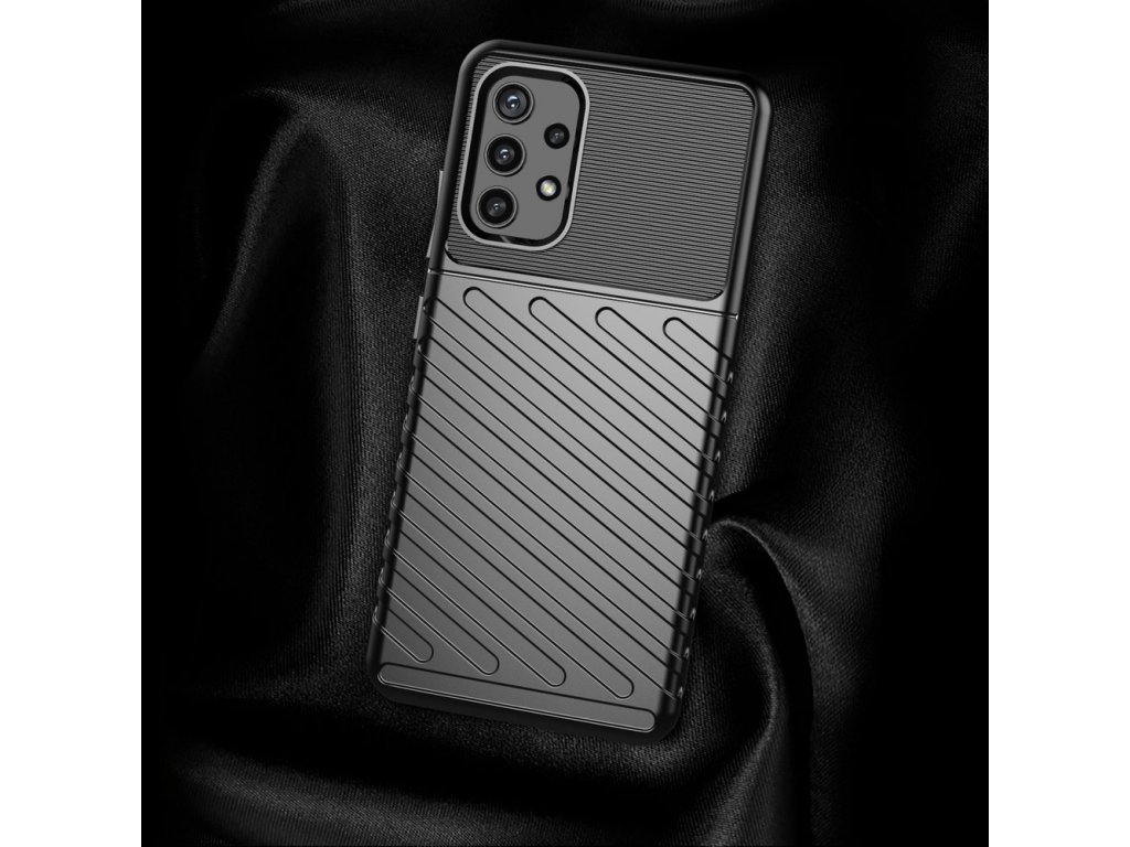 Thunder Case flexibilní pancéřový kryt Samsung Galaxy A32 4G zelený