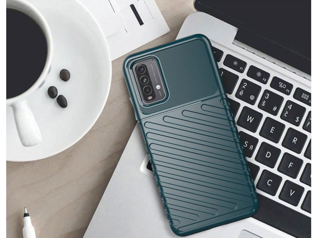 Thunder Case flexibilní pancéřový kryt Xiaomi Poco M3 / Xiaomi Redmi 9T modrý