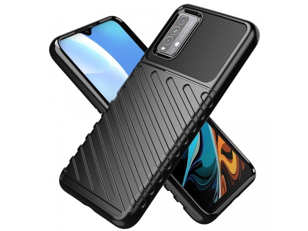 Thunder Case flexibilní pancéřový kryt Xiaomi Poco M3 / Xiaomi Redmi 9T modrý