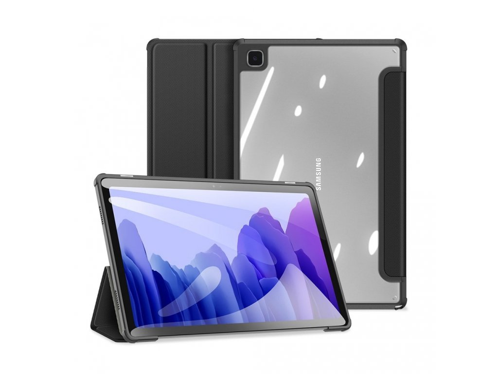 Toby pancéřované flipové pouzdro Smart Case pro Samsung Galaxy Tab A7 10,4'' 2020 s držákem stylusu černé