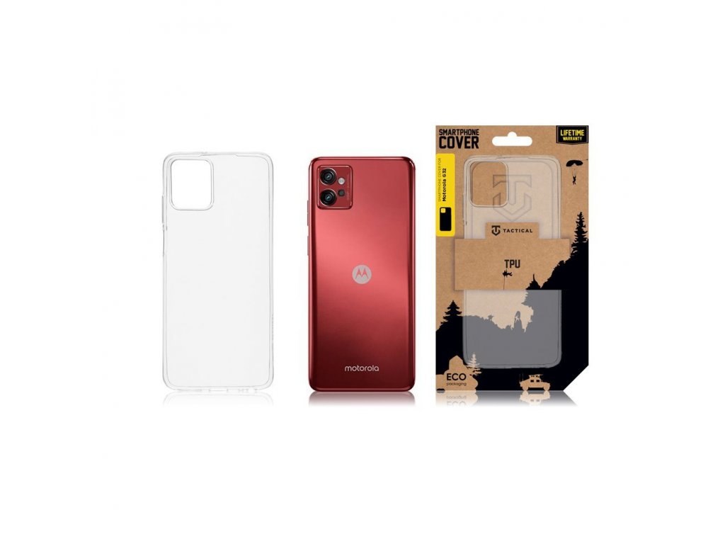 TPU zadní kryt pro Motorola G32 Transparentní