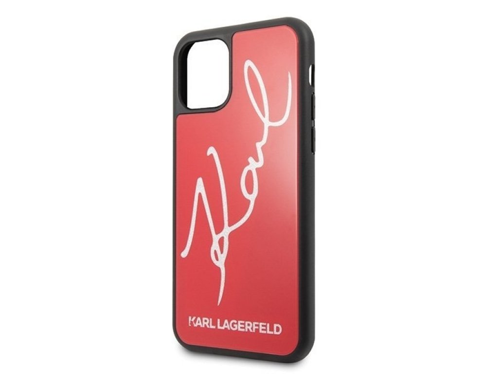 Třpytkový kryt Signature pro iPhone 11 Pro červený