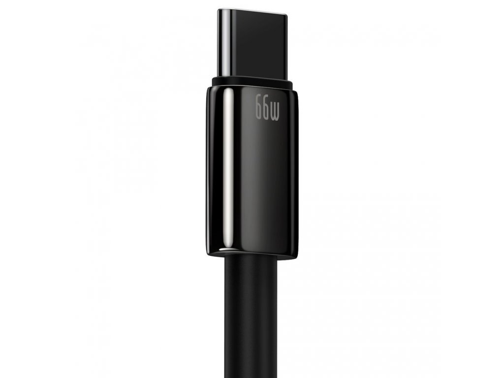 Tungsten datový kabel USB - USB-C kabel 66 W (11 V / 6 A) Quick Charge AFC FCP SCP 2 m černý (CATWJ-C01)