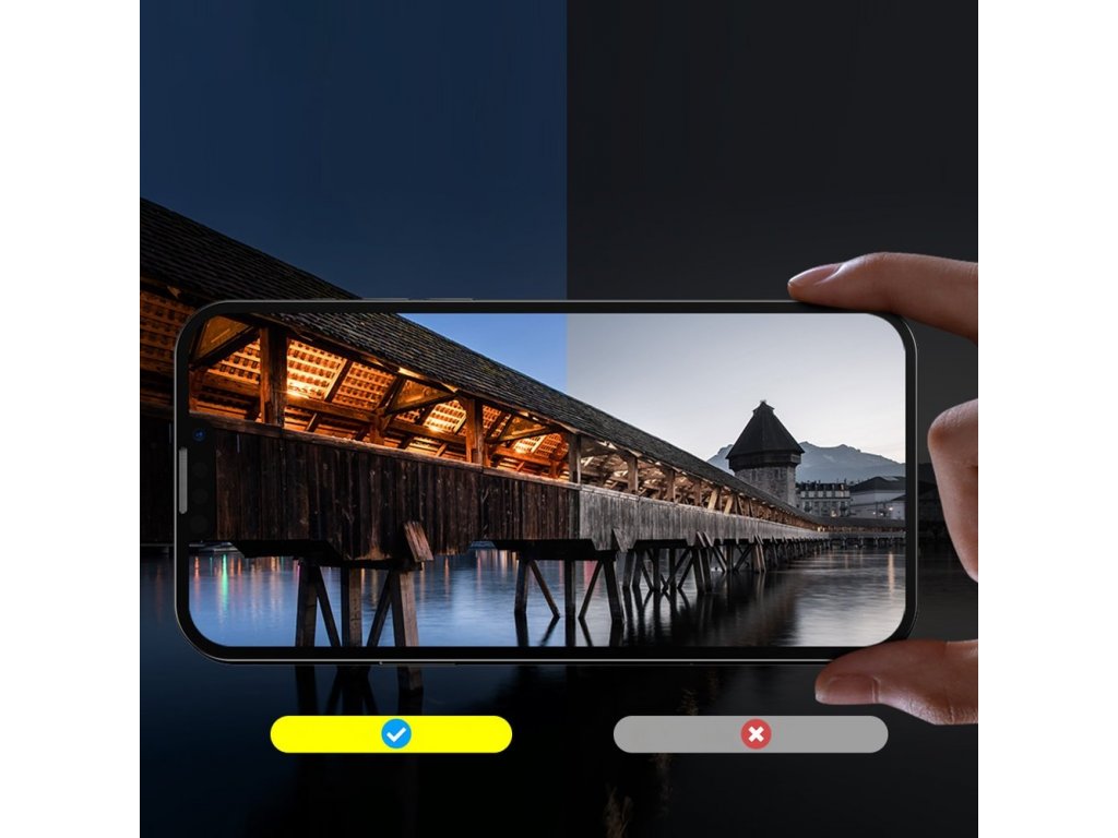Tvrzené sklo 2 ks 0, 33 mm pro objektiv fotoaparátu pro iPhone 13 Pro Max / iPhone 13 Pro (SGQK000102)