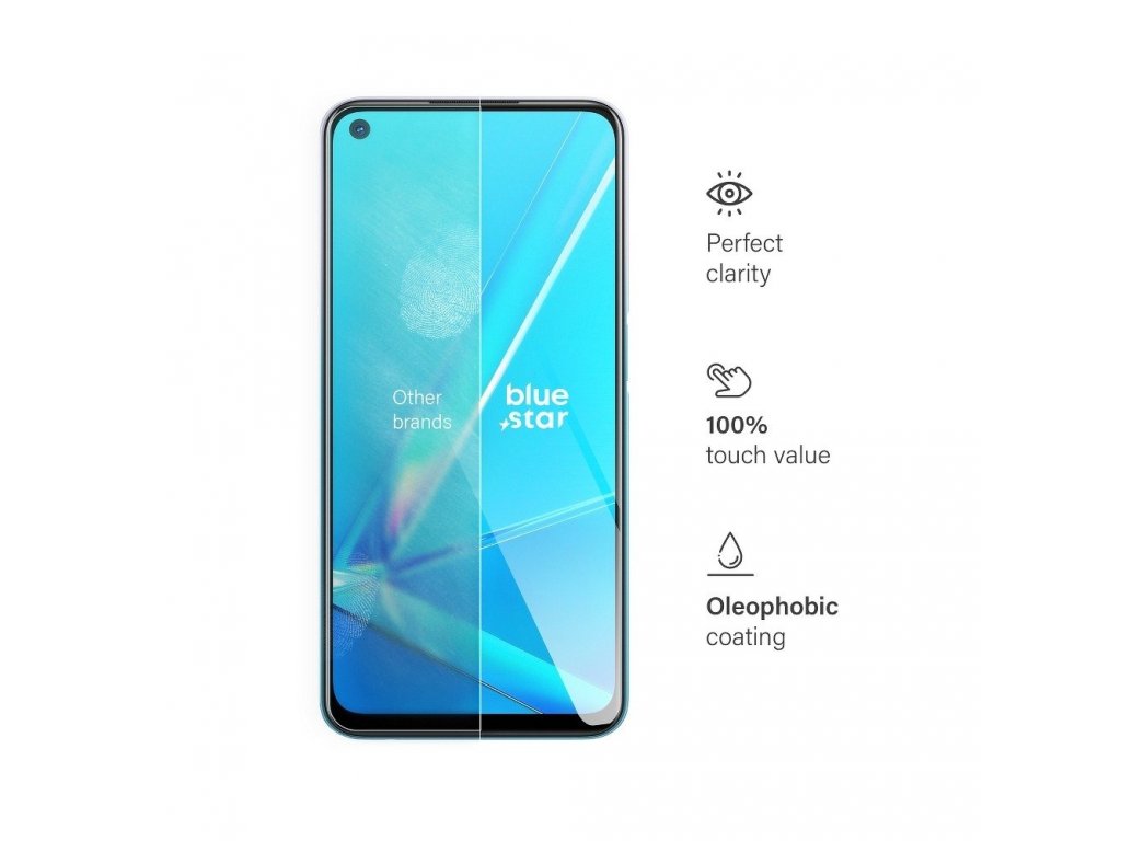 Tvrzené sklo Blue Star pro Oppo A72