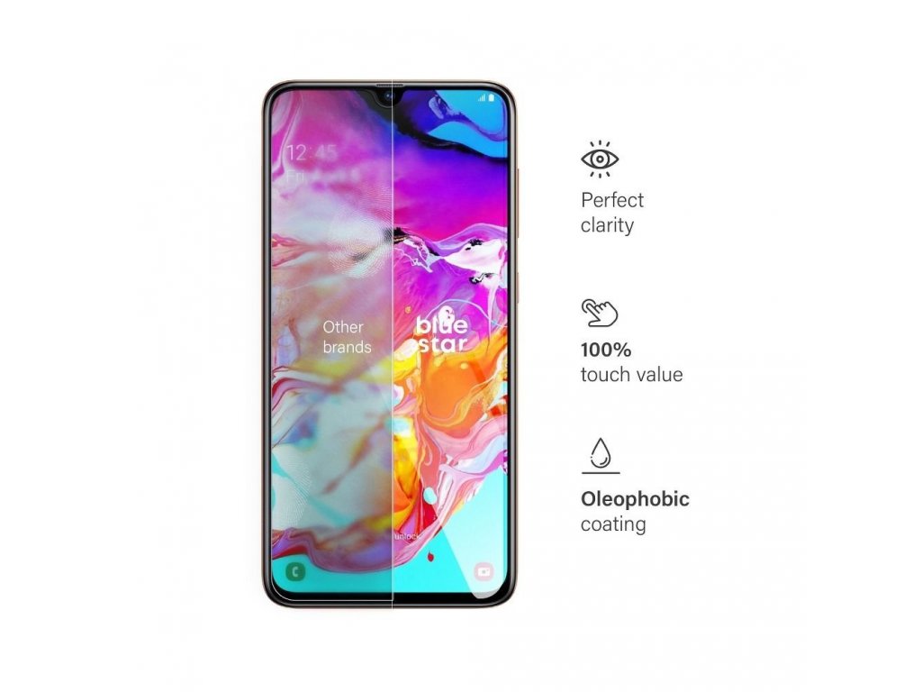 Tvrzené sklo Blue Star pro Samsung Galaxy A70