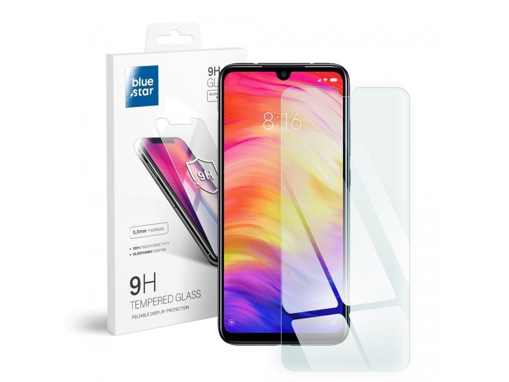 Tvrzené sklo Blue Star pro Xiaomi Redmi Note 7