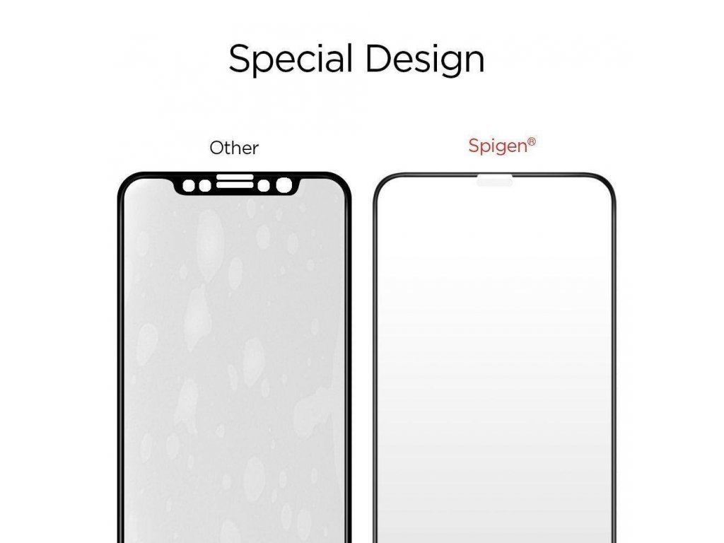 Tvrzené sklo Glass FC iPhone X/XS černé