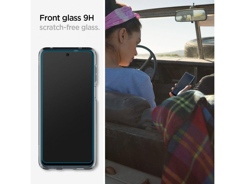 Tvrzené sklo Spigen Glass Fc Xiaomi Redmi Note 9s / 9 Pro / 9 Pro Max černé