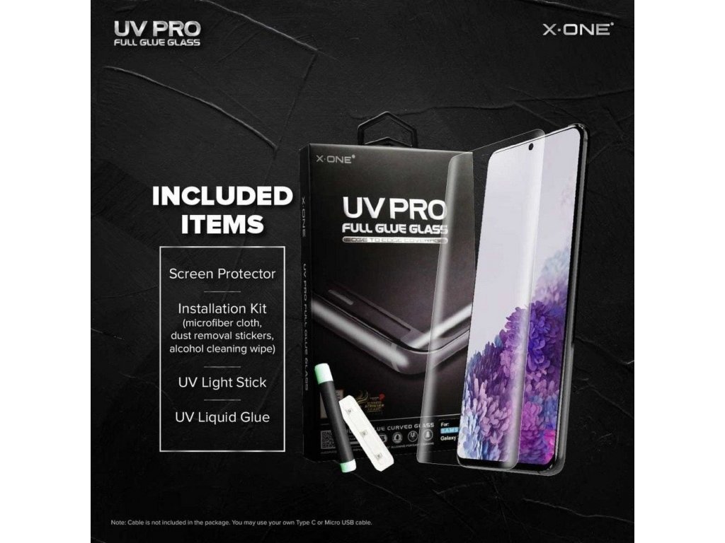 Tvrzené sklo UV PRO pro Samsung Galaxy S20 Plus (vhodné do pouzdra)