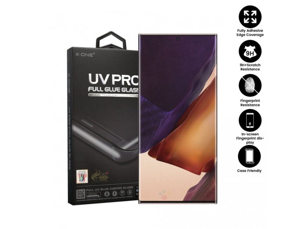 Tvrzené sklo UV PRO pro Samsung Galaxy S20 (vhodné do pouzdra)