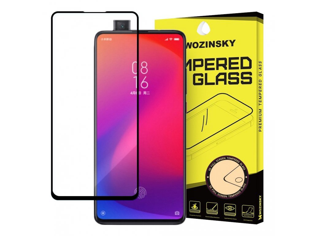 Tvrzené sklo Wozinsky na Xiaomi Mi 9T PRO / Mi 9T černé