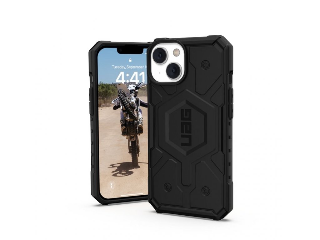 ( UAG ) Urban Armor Geat Pathfinder compatible with MagSafe for IPHONE 14 PLUS black