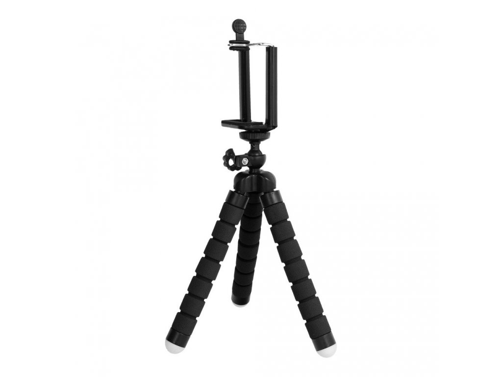 Univerzální držák telefonu pro selfie TRIPOD černá