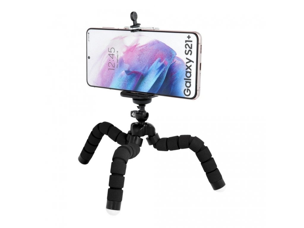 Univerzální držák telefonu pro selfie TRIPOD černá