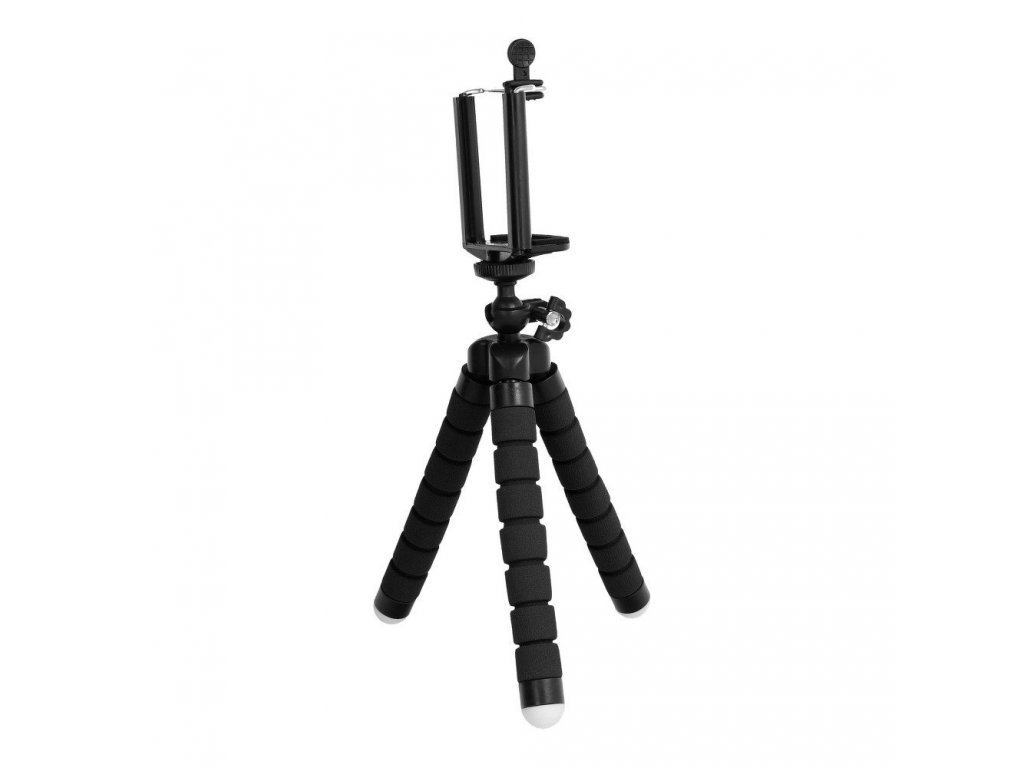 Univerzální držák telefonu pro selfie TRIPOD černá