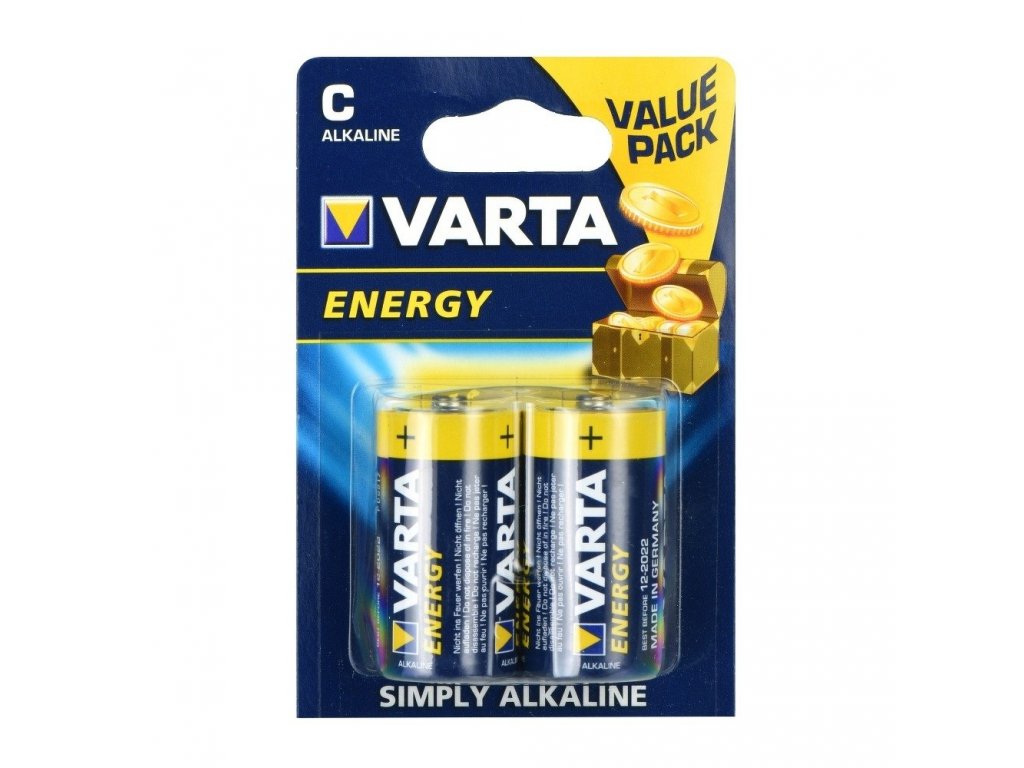 VARTA R14 Alkalická baterie (typ C) energy 2ks [4114].