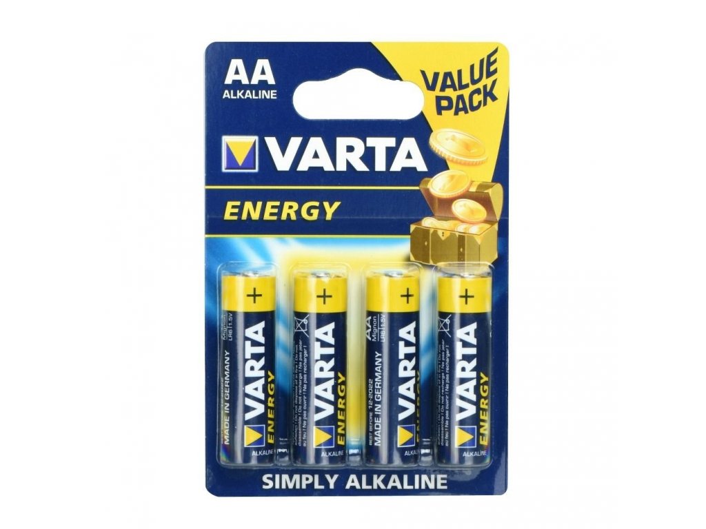 VARTA R6 (AA) Alkalická baterie 4 ks. Energie