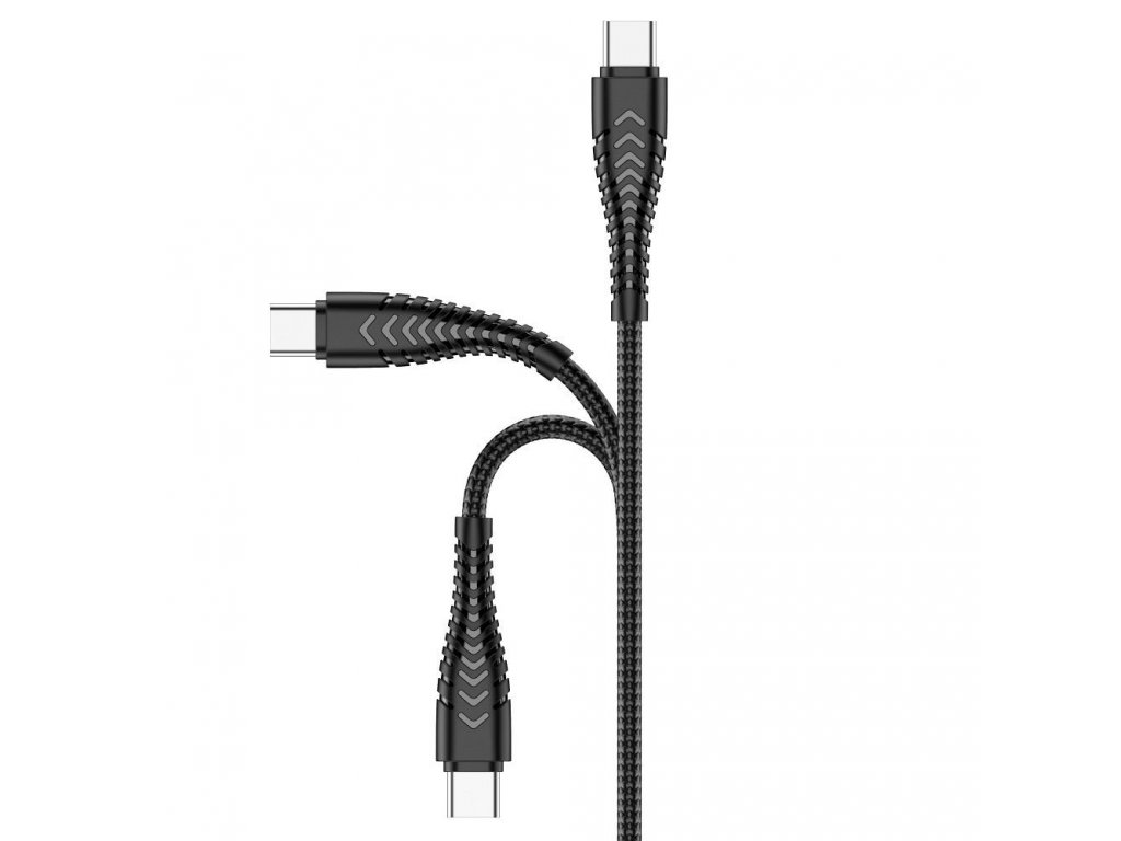 VEGER cable USB to Type C 2,4A 2,0 v104 V104 1,2m black