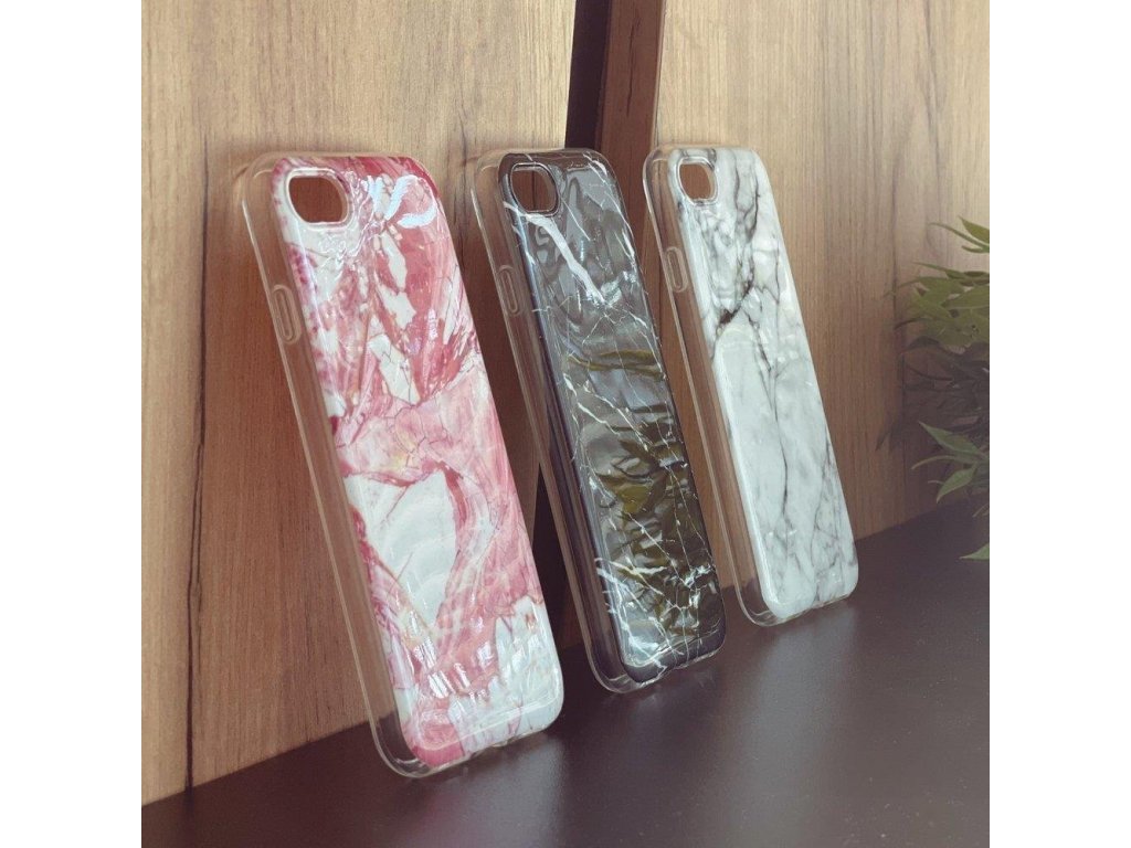 Gelový kryt Wozinsky Marble pro Xiaomi Poco X3 NFC / Poco X3 Pro - bílý