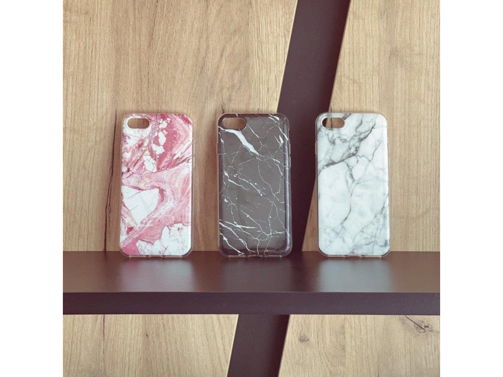 Gelový kryt Wozinsky Marble pro Xiaomi Poco X3 NFC / Poco X3 Pro - černý