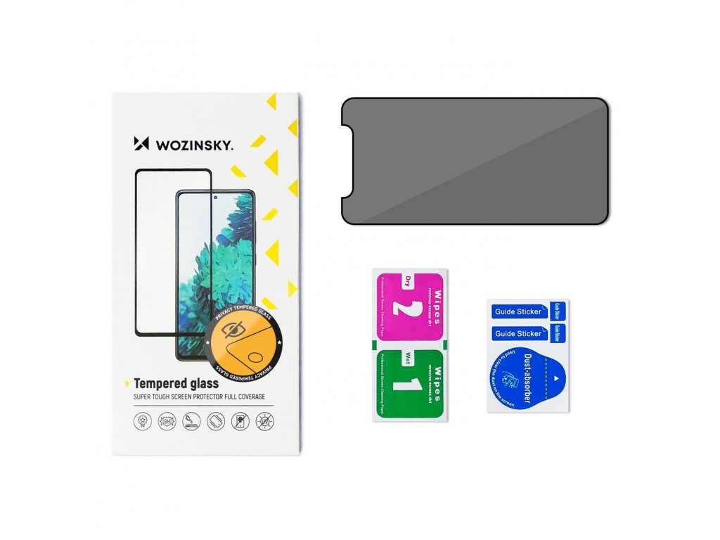 Wozinsky Tvrzené sklo pro Samsung Galaxy A14 5G / Galaxy A14 / Galaxy A34 5G s antišpionážním filtrem