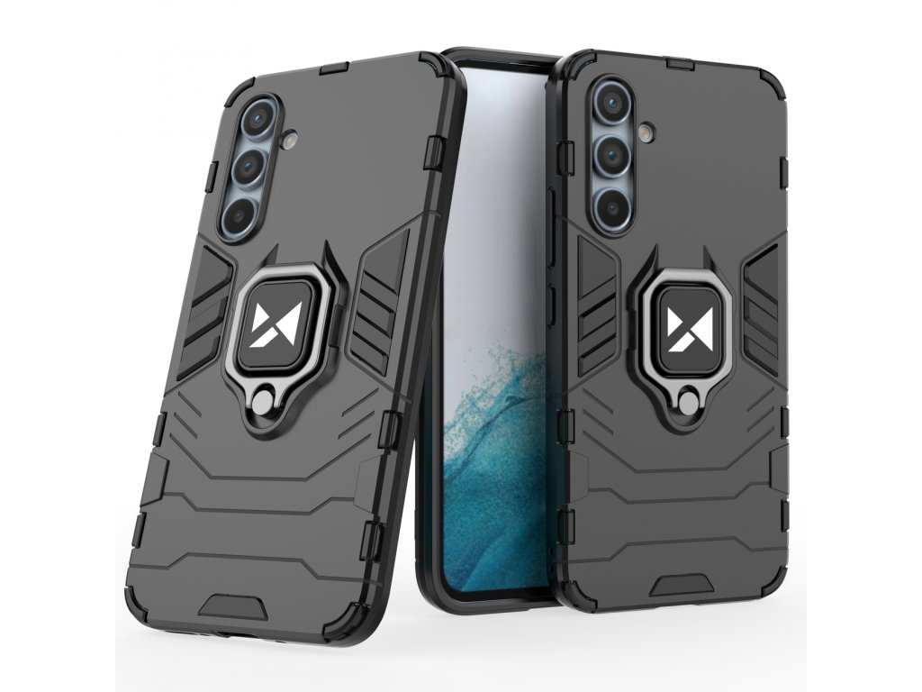 Pancéřový zadní kryt s držákem Wozinsky Ring Armor pro Samsung Galaxy A54 5G černý