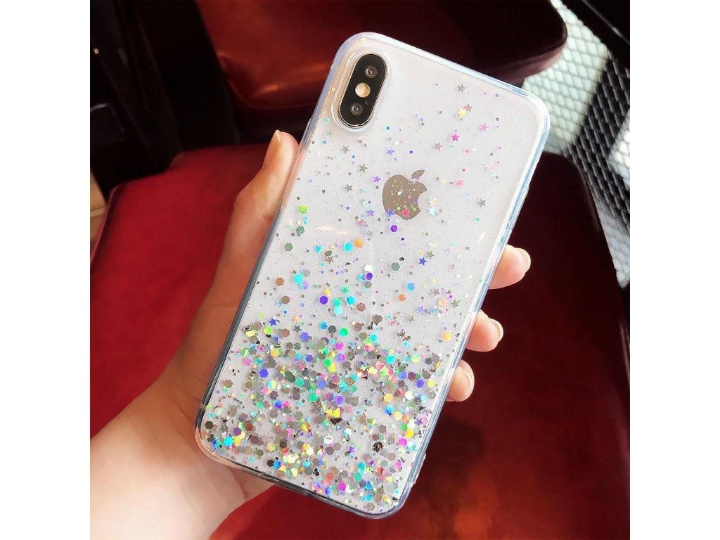 Wozinsky Star Glitter třpytivý kryt na iPhone XR černý