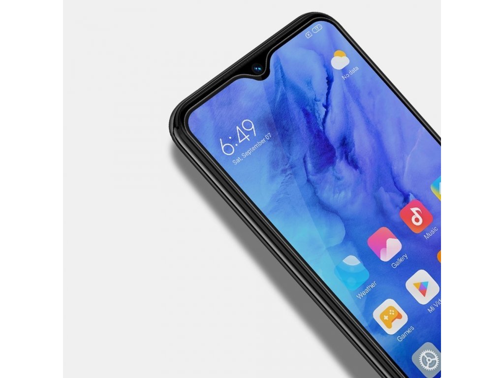 XD CP+MAX ultratenké tvrzené sklo na celý displej s rámem 0,33 MM 9H Xiaomi Redmi Note 8T černé