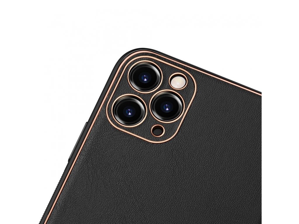 Yolo elegantní pouzdro z eko kůže iPhone 11 Pro černé