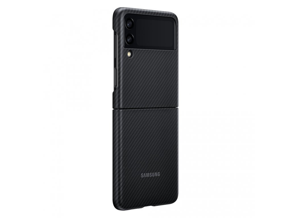 Zadní kryt Carbon pro Samsung Galaxy Z Flip 3 - černý