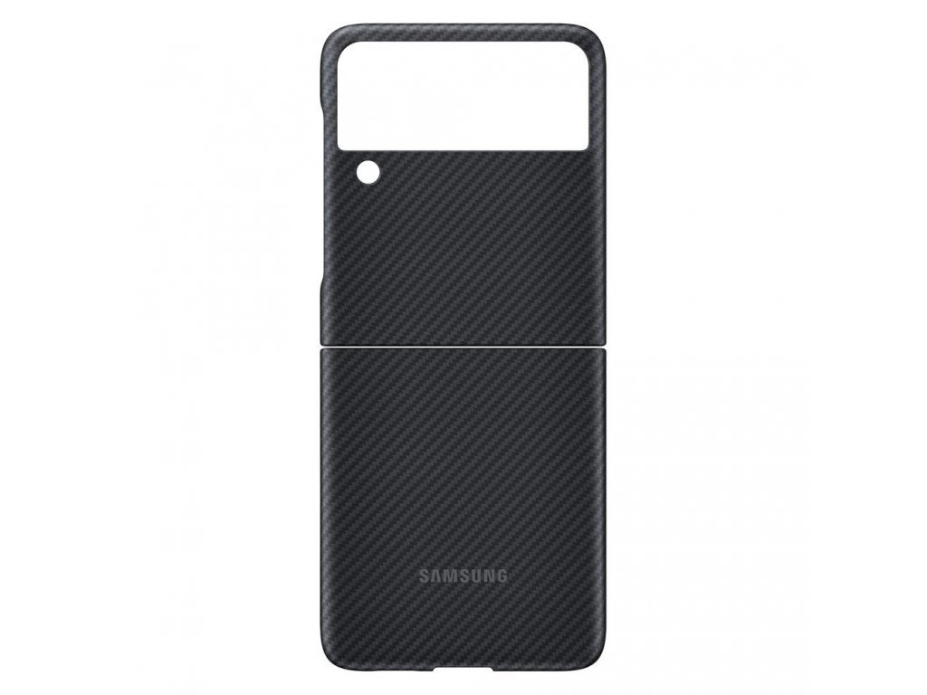 Zadní kryt Carbon pro Samsung Galaxy Z Flip 3 - černý