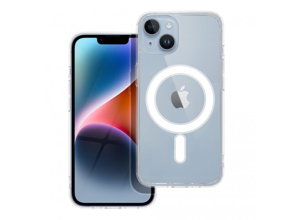 Zadní kryt Mag Cover pro IPHONE 14 transparentní