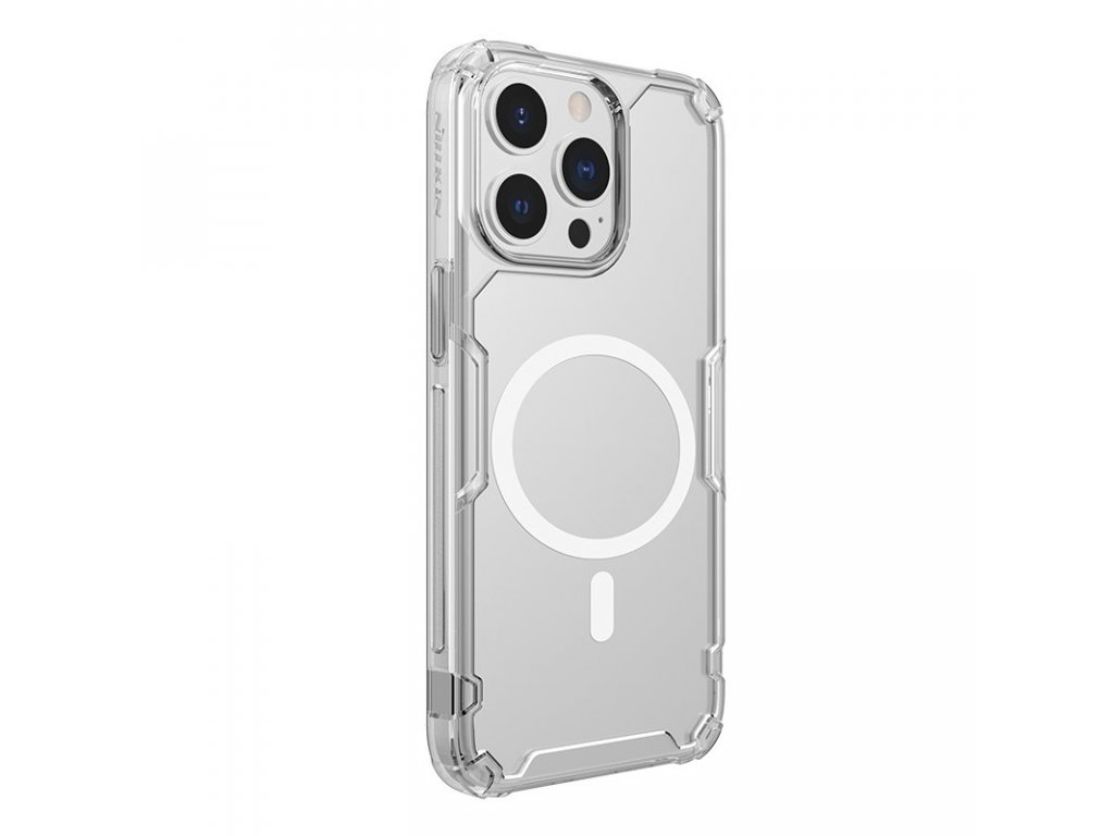 Zadní kryt Nature TPU PRO Magnetic pro iPhone 13 Pro Transparentní