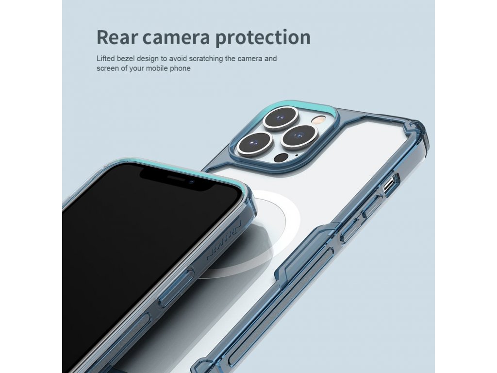 Zadní kryt Nature TPU PRO Magnetic pro iPhone 13 Pro Transparentní