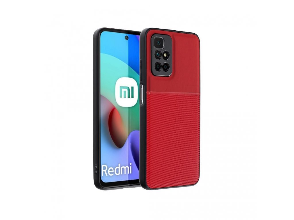 Zadní kryt NOBLE pro XIAOMI Redmi 10 červený