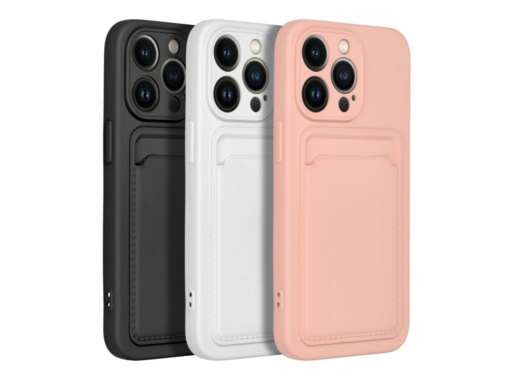 Zadní kryt s kapsou na karty pro iPhone 11, bílé