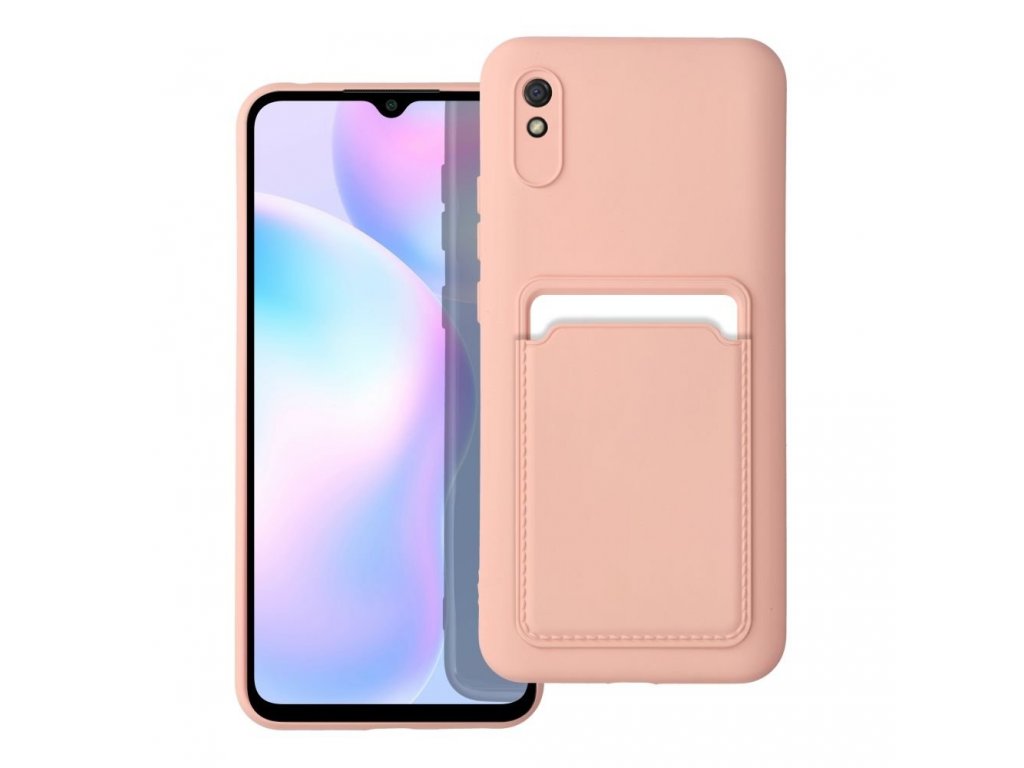 Zadní kryt s kapsou na kary pro XIAOMI Redmi NOTE 11 / 11S růžové