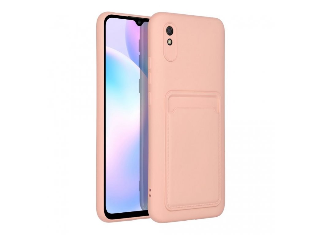 Zadní kryt s kapsou na kary pro XIAOMI Redmi NOTE 11 / 11S růžové