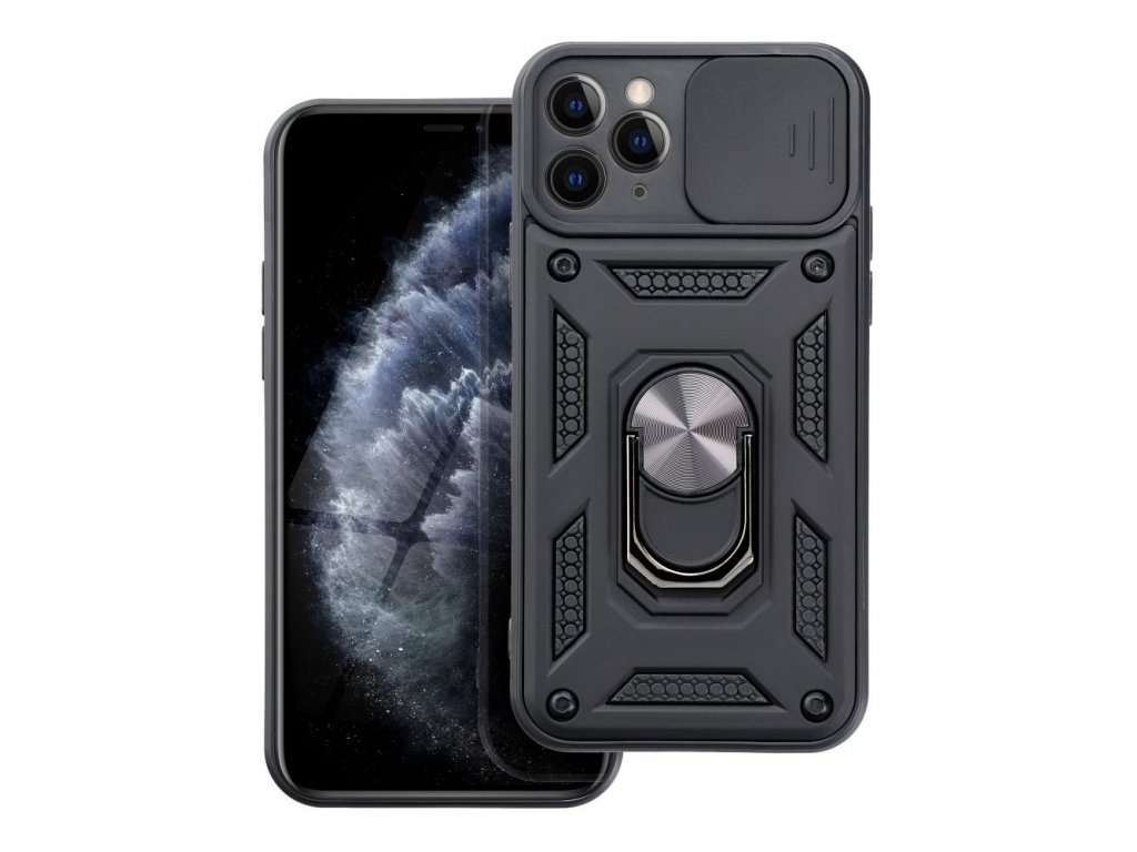 Zadní kryt SLIDE ARMOR pro IPHONE 11 Pro černý